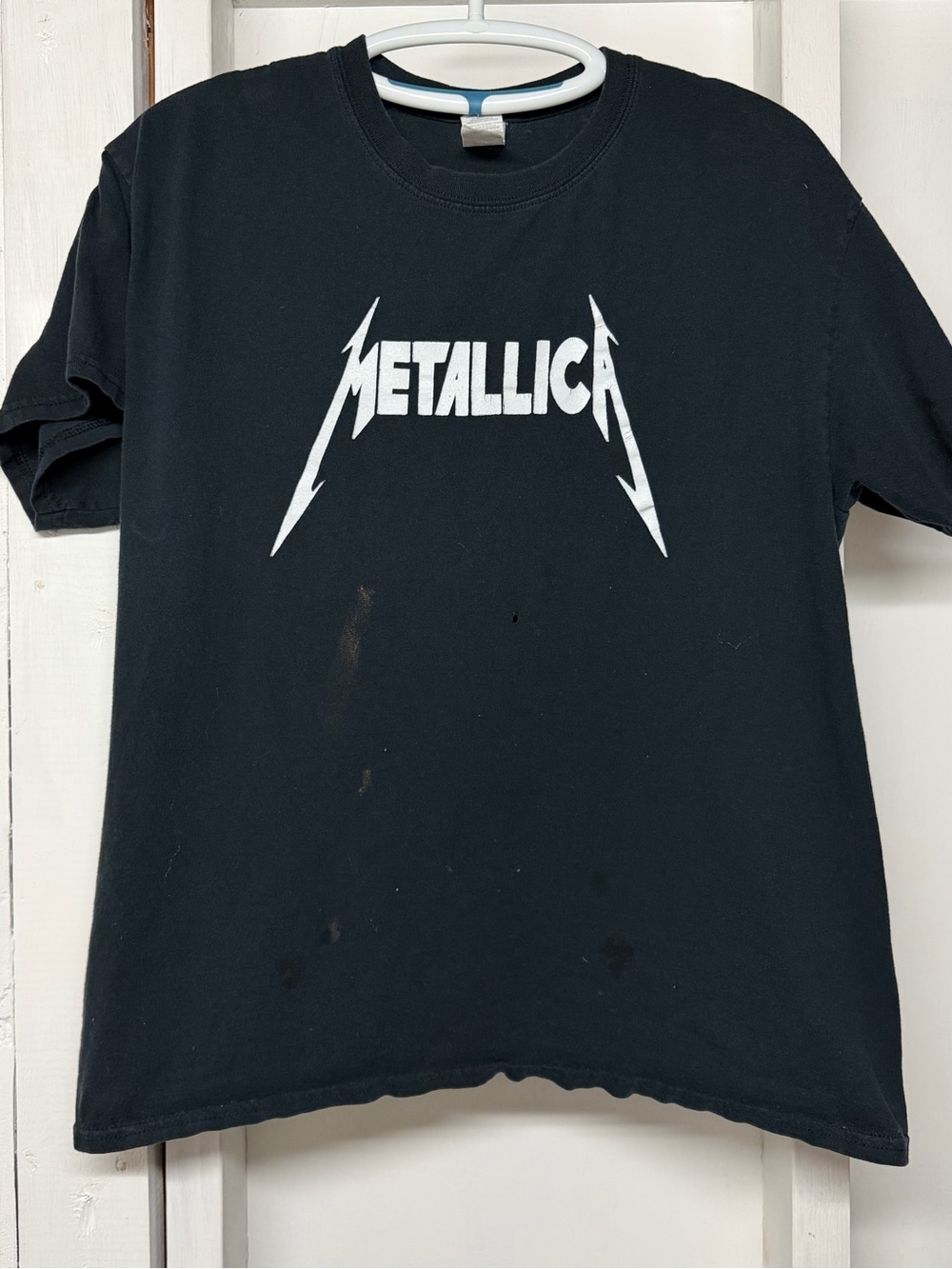 Vintage Metallica Promo T Shirt Rock Band Tee Print Cotton Mens Large
